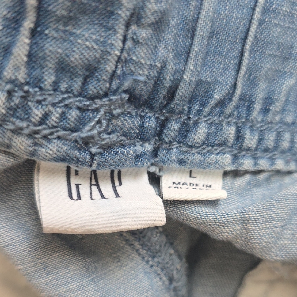 Gap Chambray Utility Joggers - Picture 2 of 8